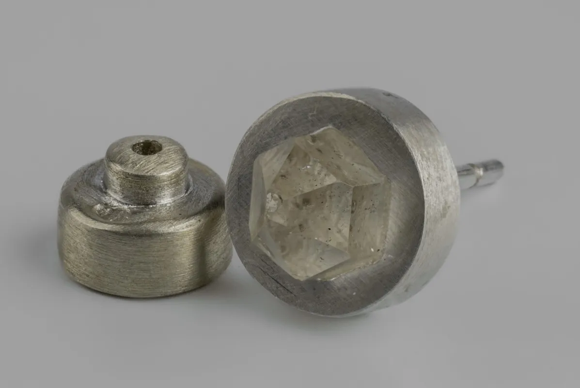 Stud Earring (9mm, Herkimer Spike, MA+HER) sold by Parts of Four