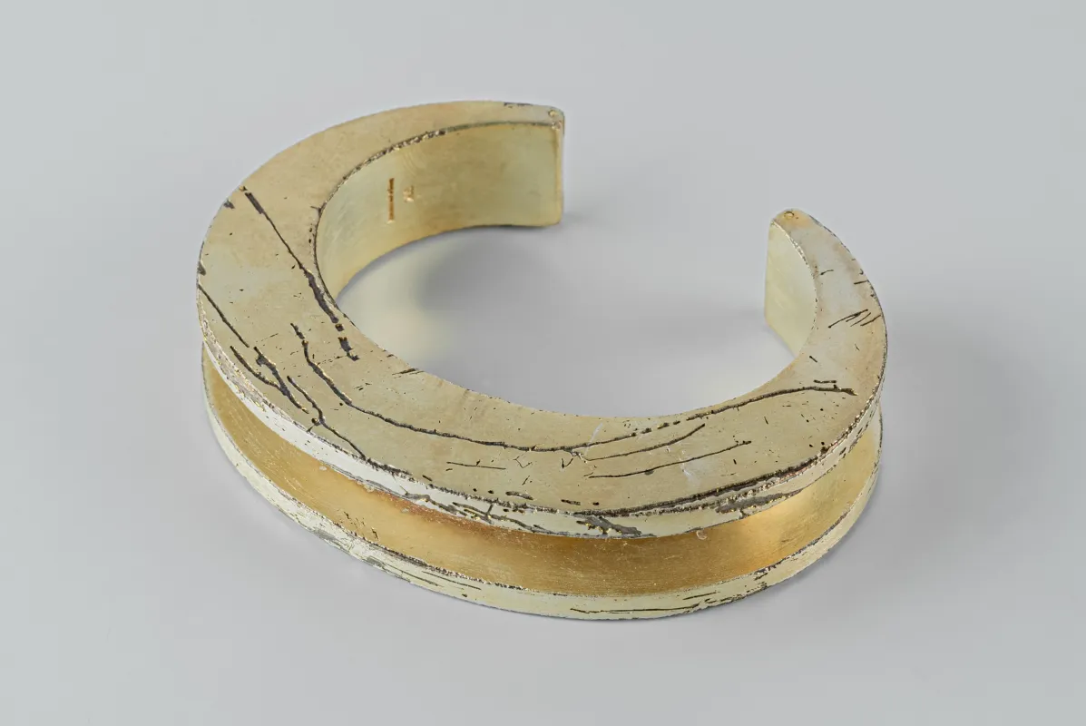 Crescent Channel Bracelet (15mm, SUAG) sold by Parts of Four