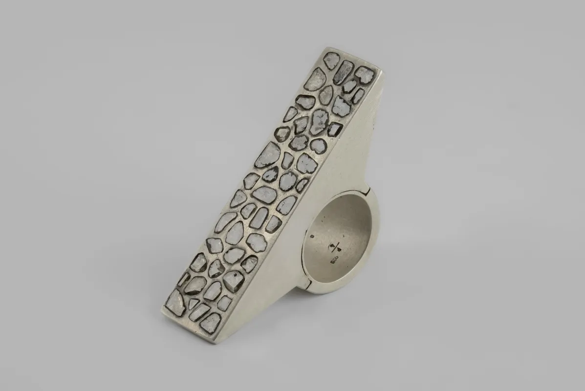 Sistema Ring (Bridge, Mega Pavé, 17mm, DA+DIA) sold by Parts of Four