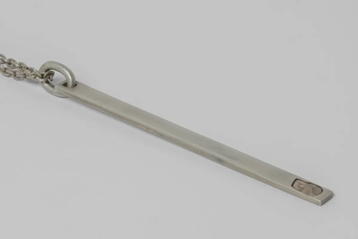 Plate Necklace (1.2 CT, Diamond Slab, Half, DA+DIA) sold by Parts of Four