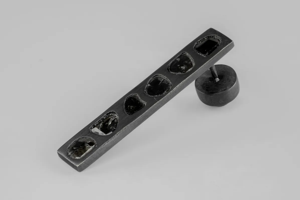 Plate Earring (0.6 CT, 6 Diamond Slabs, 34mm, KA+DIA) sold by Parts of Four