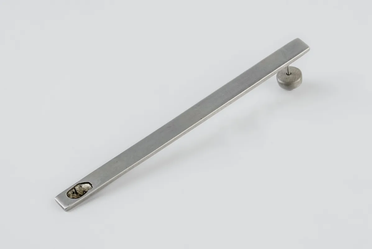 Plate Earring (0.3 CT, Diamond Slab, 86mm, DA+DIA) sold by Parts of Four