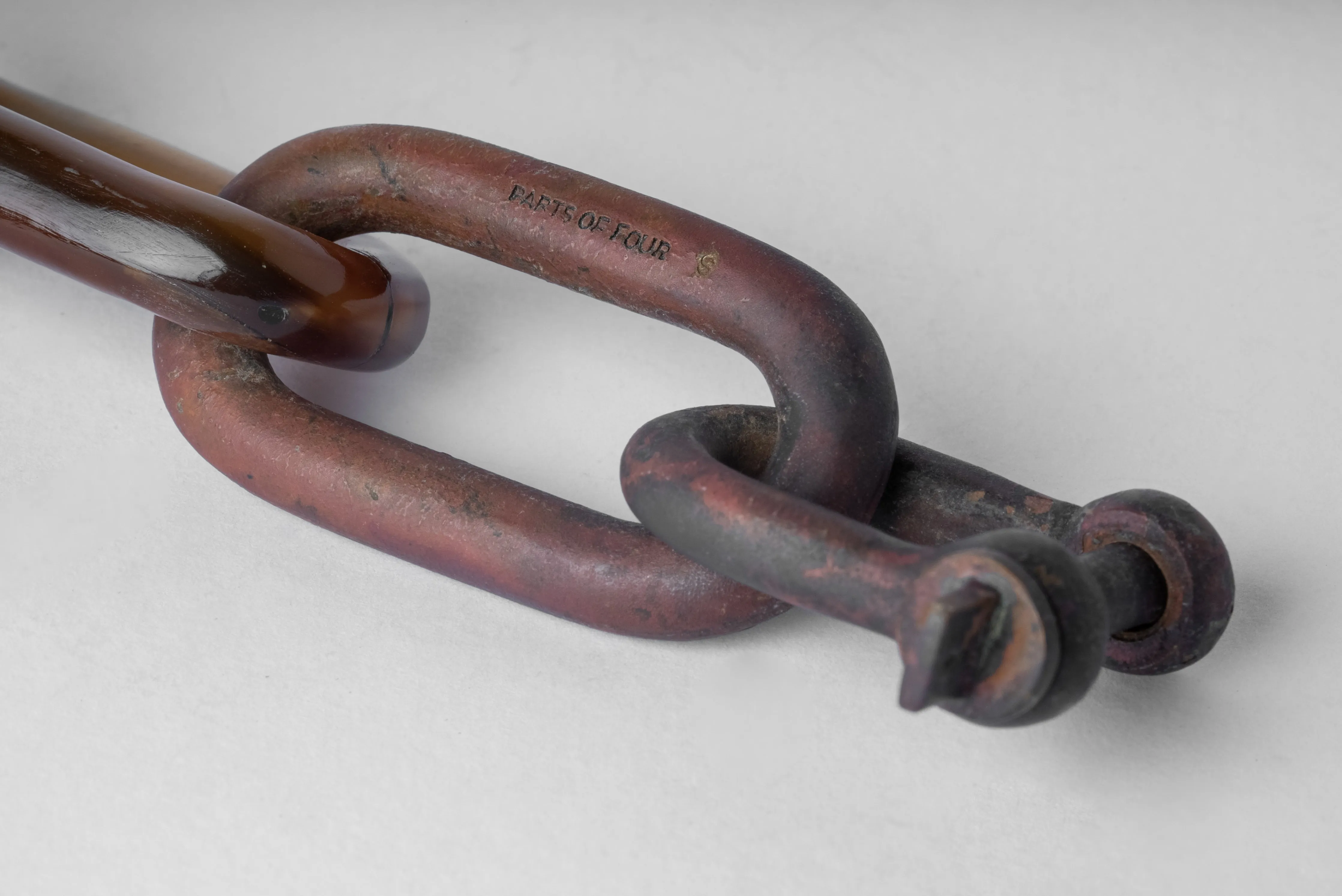 Charm Chain Bracelet (Medium Links, RAH+DR) sold by Parts of Four product image thumbnail 4