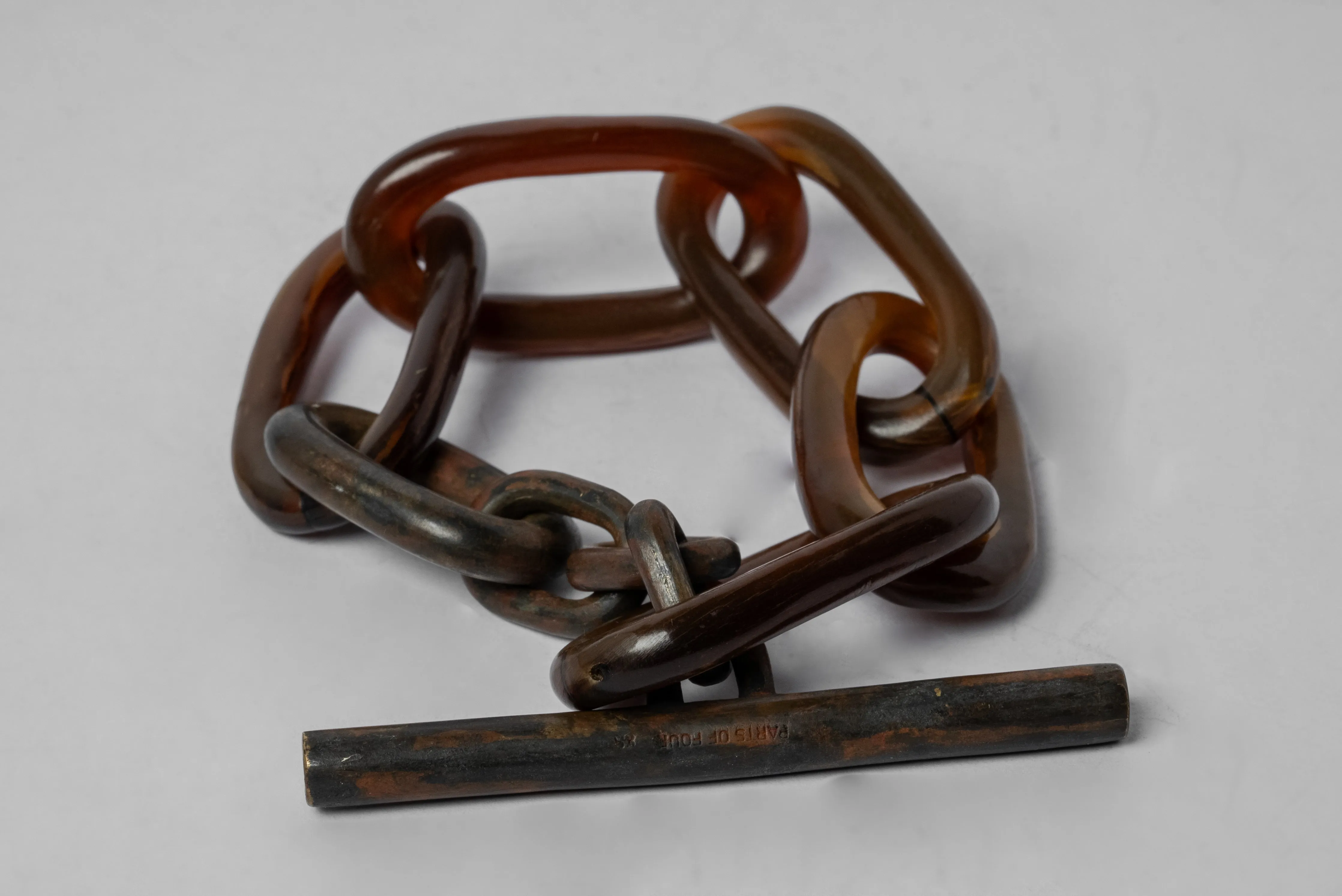 Toggle Chain Bracelet (Medium Links, RAH+DR) sold by Parts of Four