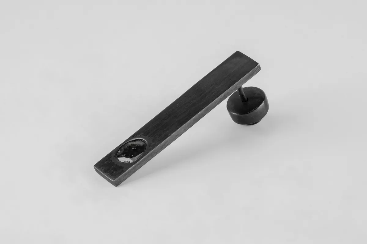 Plate Earring (0.2 CT, Diamond Slab, 34mm, KA+DIA) sold by Parts of Four