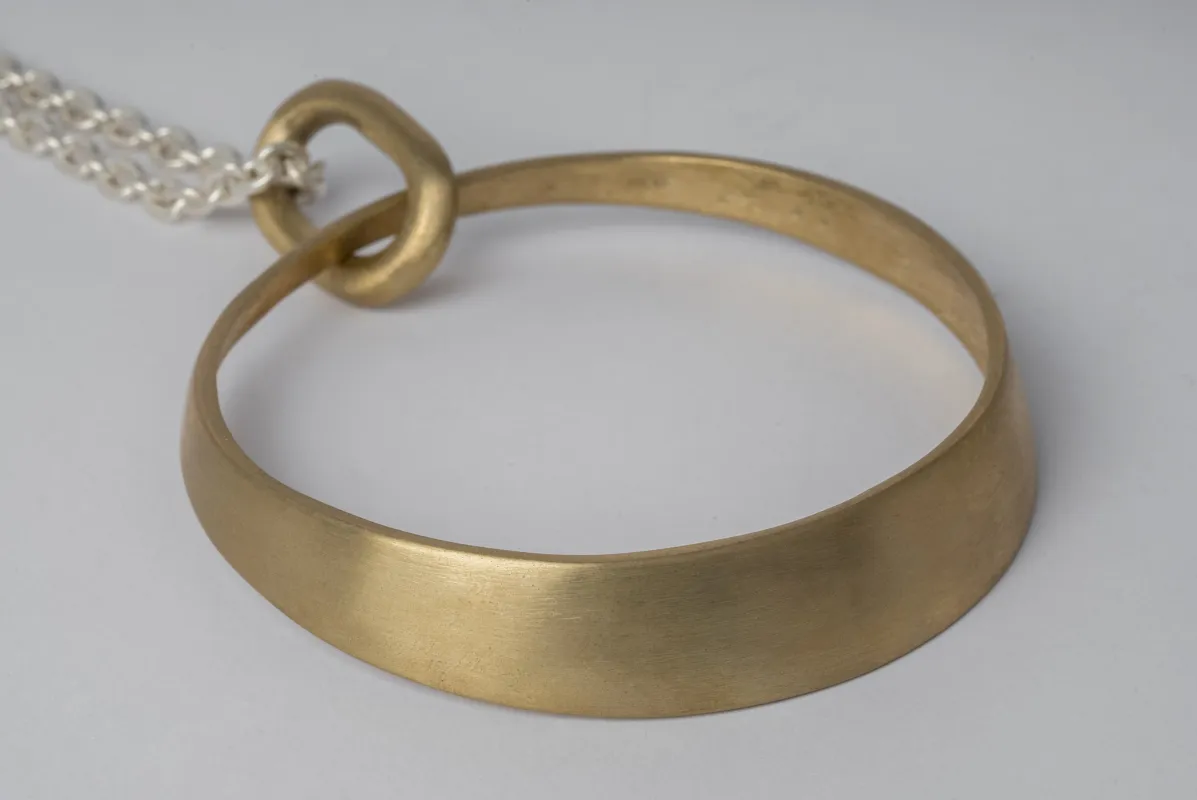 Sphere Slice Charm Necklace (MR+MA) sold by Parts of Four