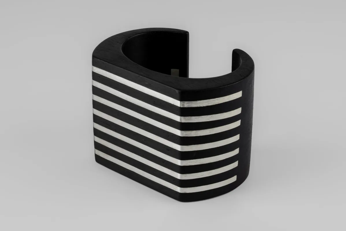 Crescent Plane Bracelet (Deco Bars, 60mm, KU+MA) sold by Parts of Four