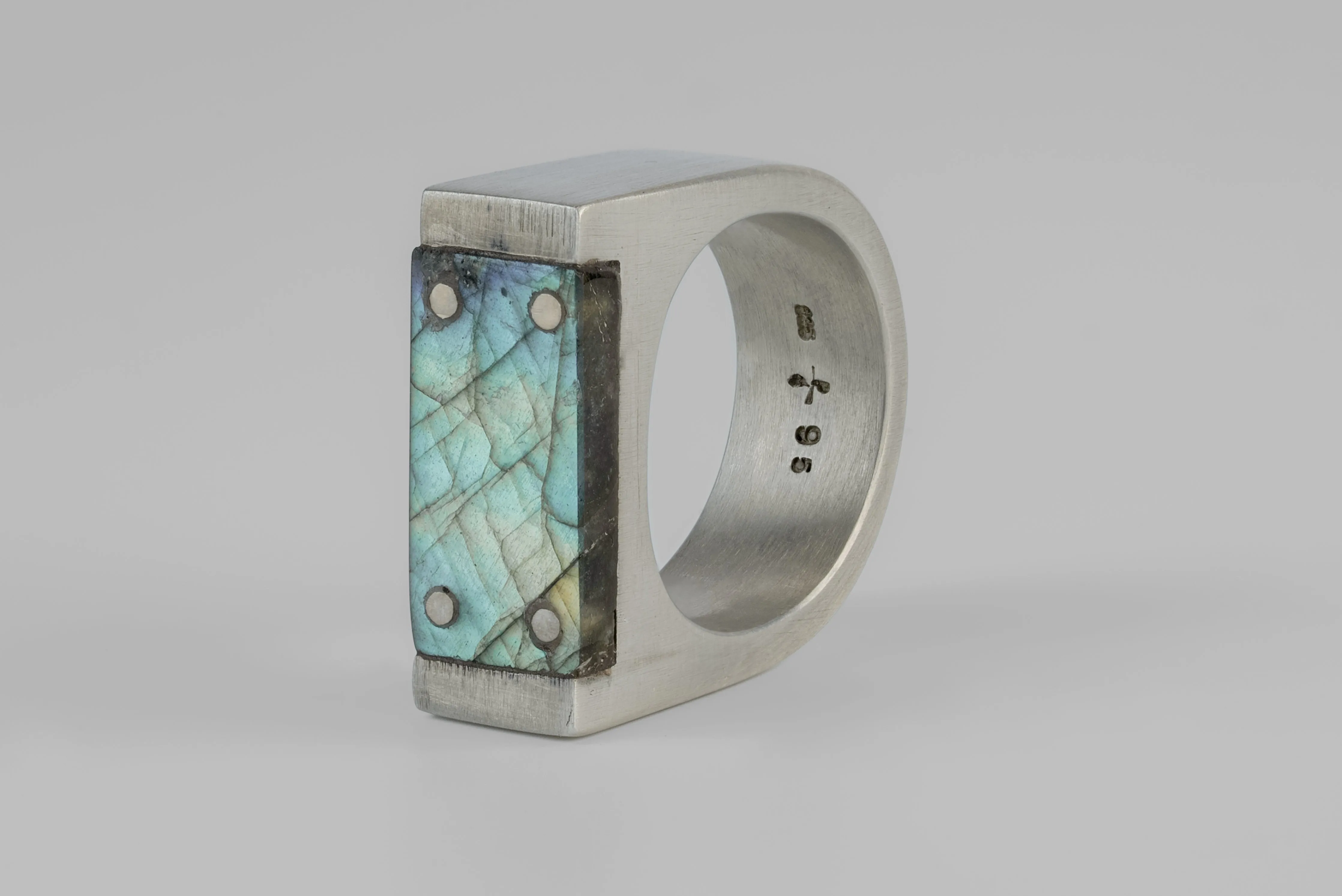 Plate Ring Single (9mm, DA+LAB) sold by Parts of Four product image thumbnail 2