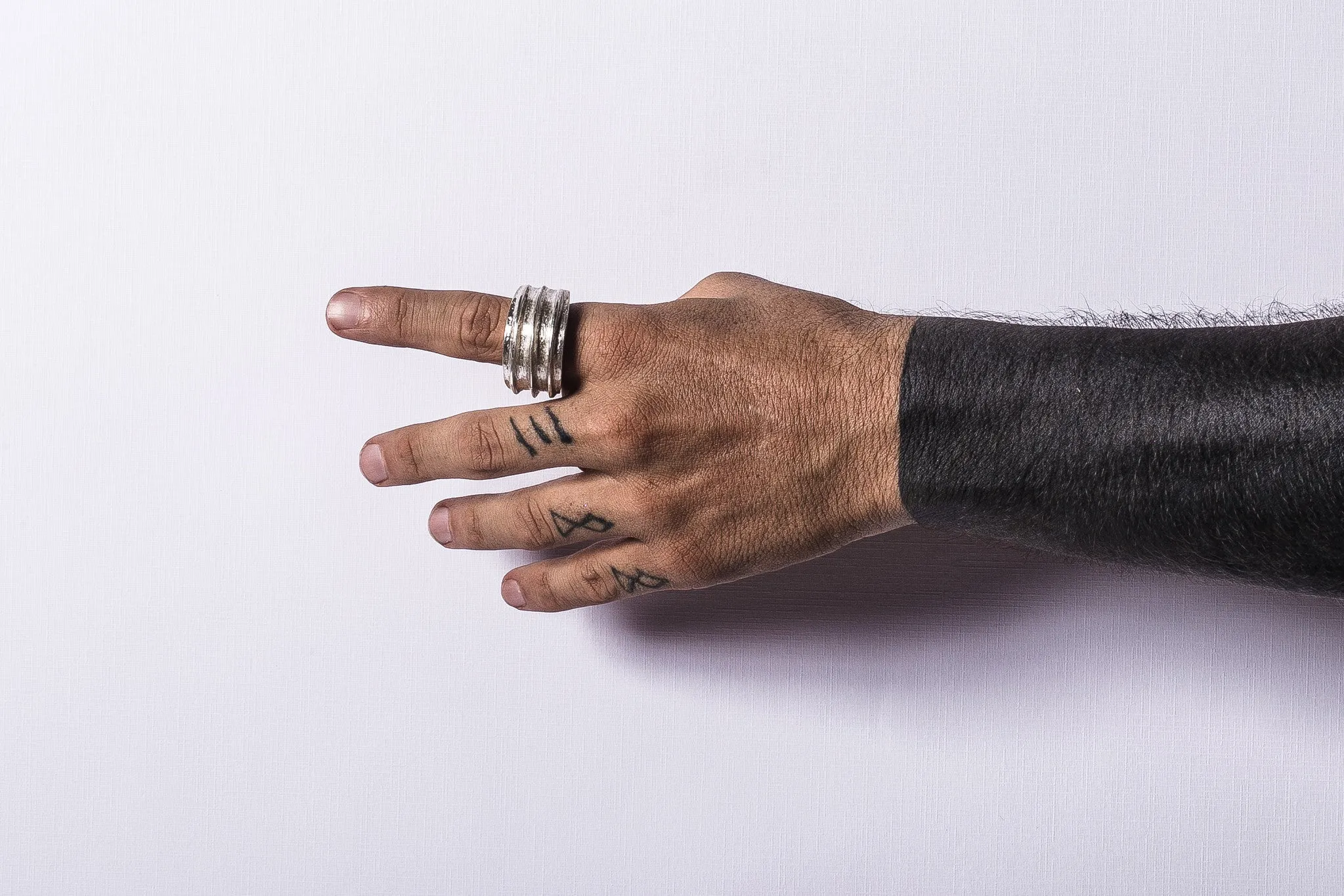 Foldform Crescent Ring (3 Fold, 19mm, FA) sold by Parts of Four product image thumbnail 4