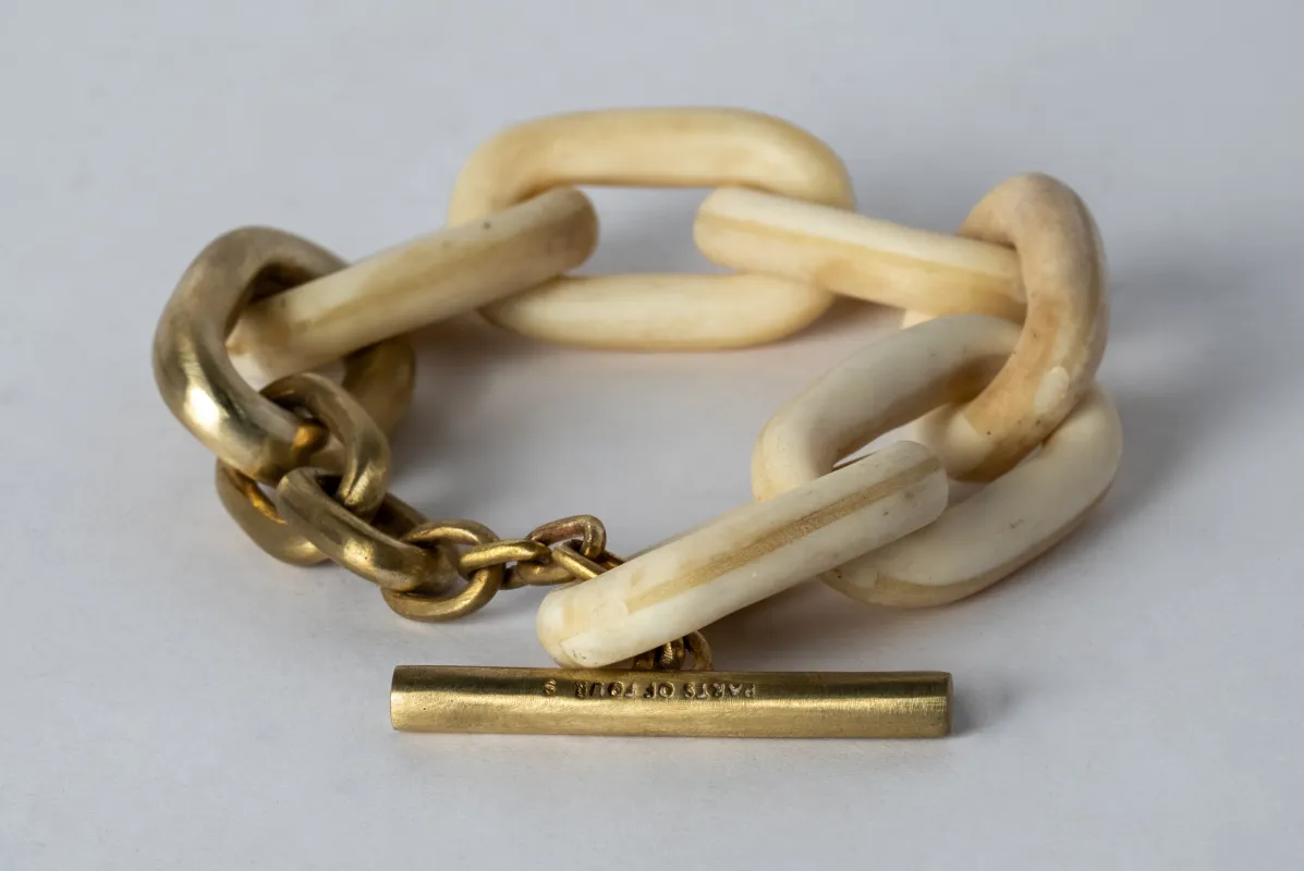 Toggle Chain Bracelet (Small Links, MB+MR) sold by Parts of Four