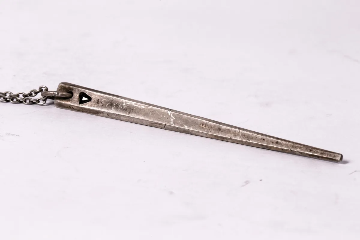 Big Spike Necklace (0.4 CT, Diamond Slab, DA+DIA) sold by Parts of Four