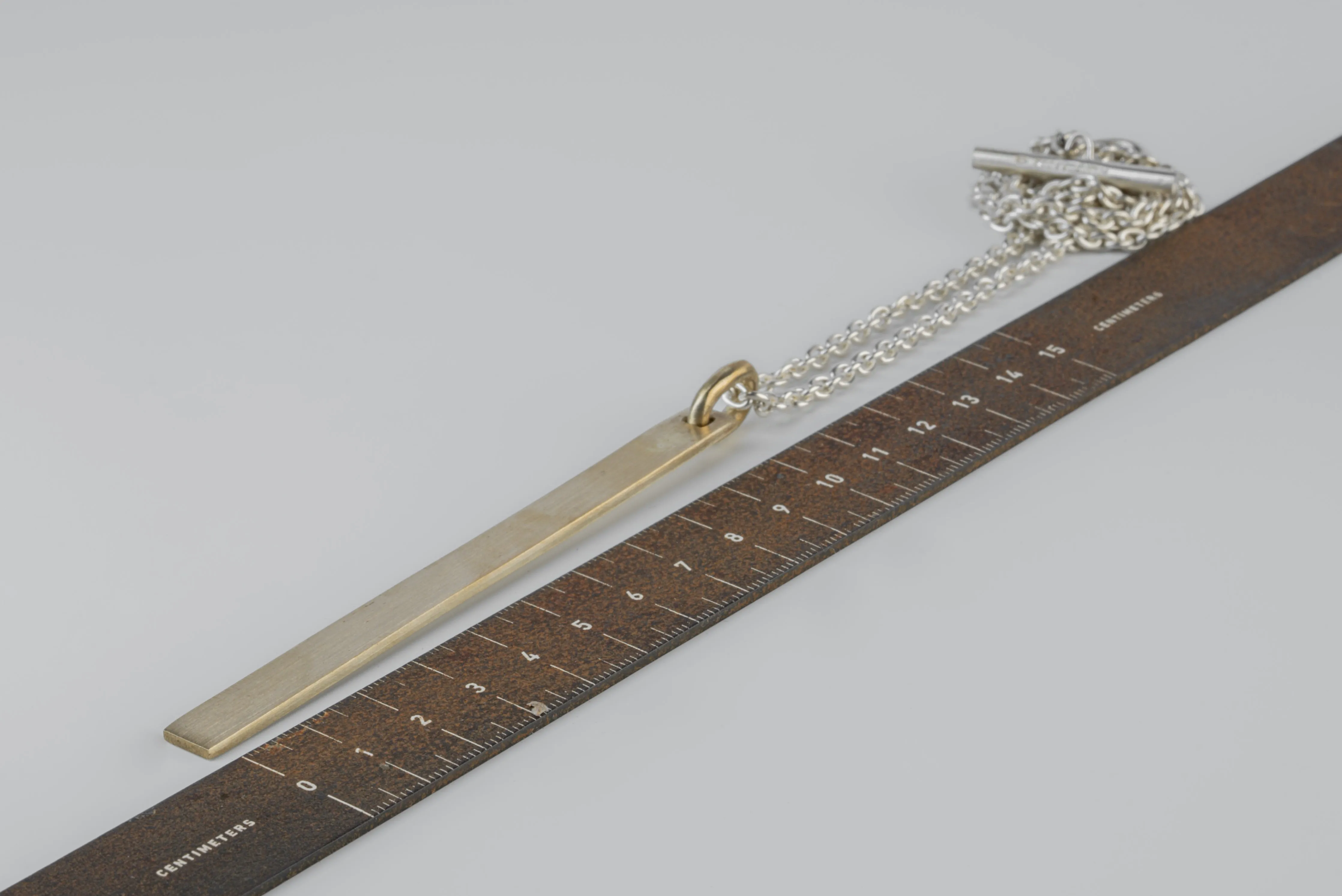 Plate Necklace (Half, MR+MA) sold by Parts of Four product image thumbnail 5