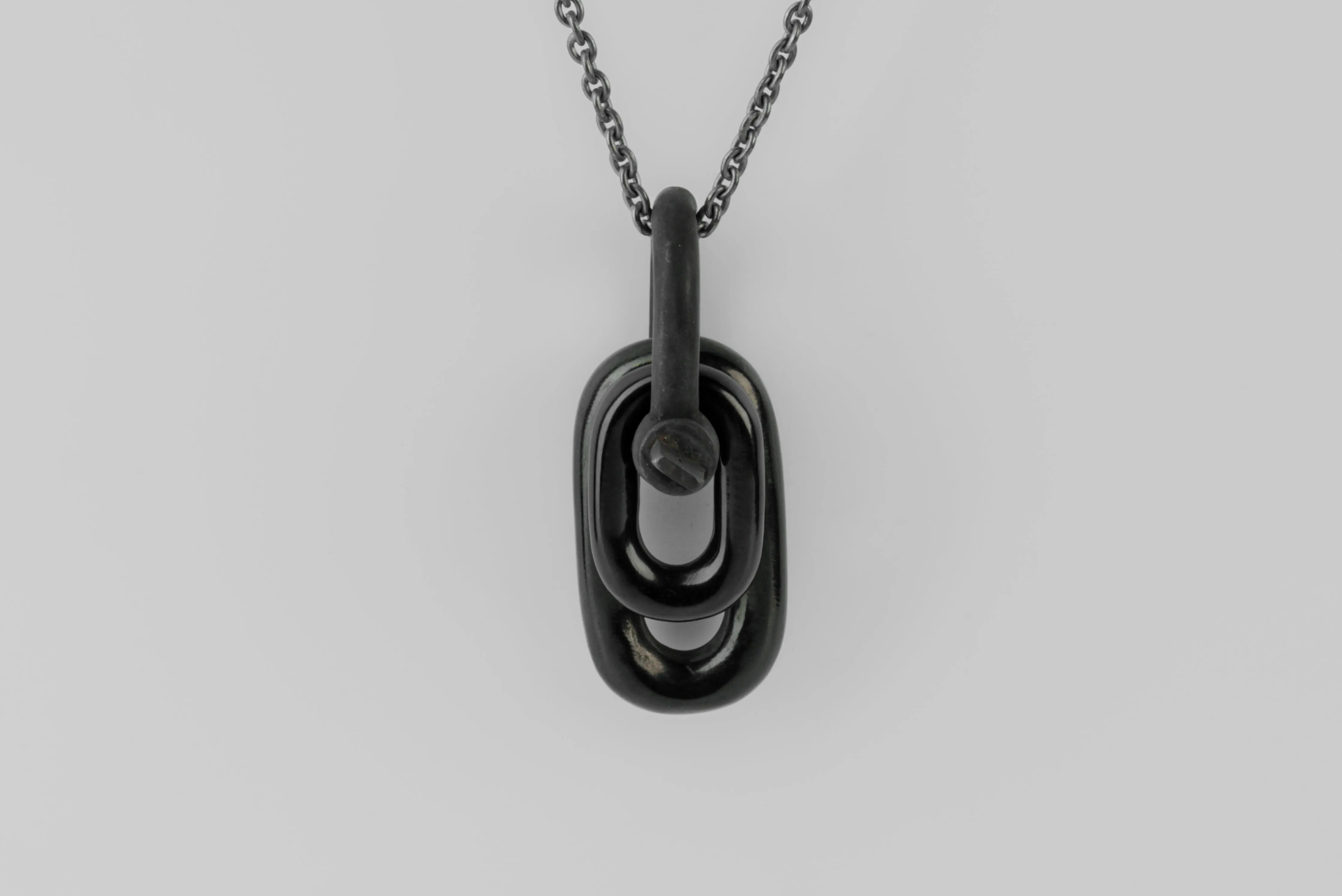 Double Link U-Bolt Necklace (H+KZ+KA) sold by Parts of Four product image thumbnail 3