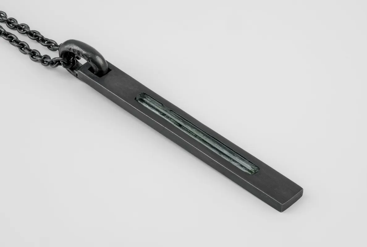 Plate Necklace (Adaptation, Emerald, KA+EMER) sold by Parts of Four