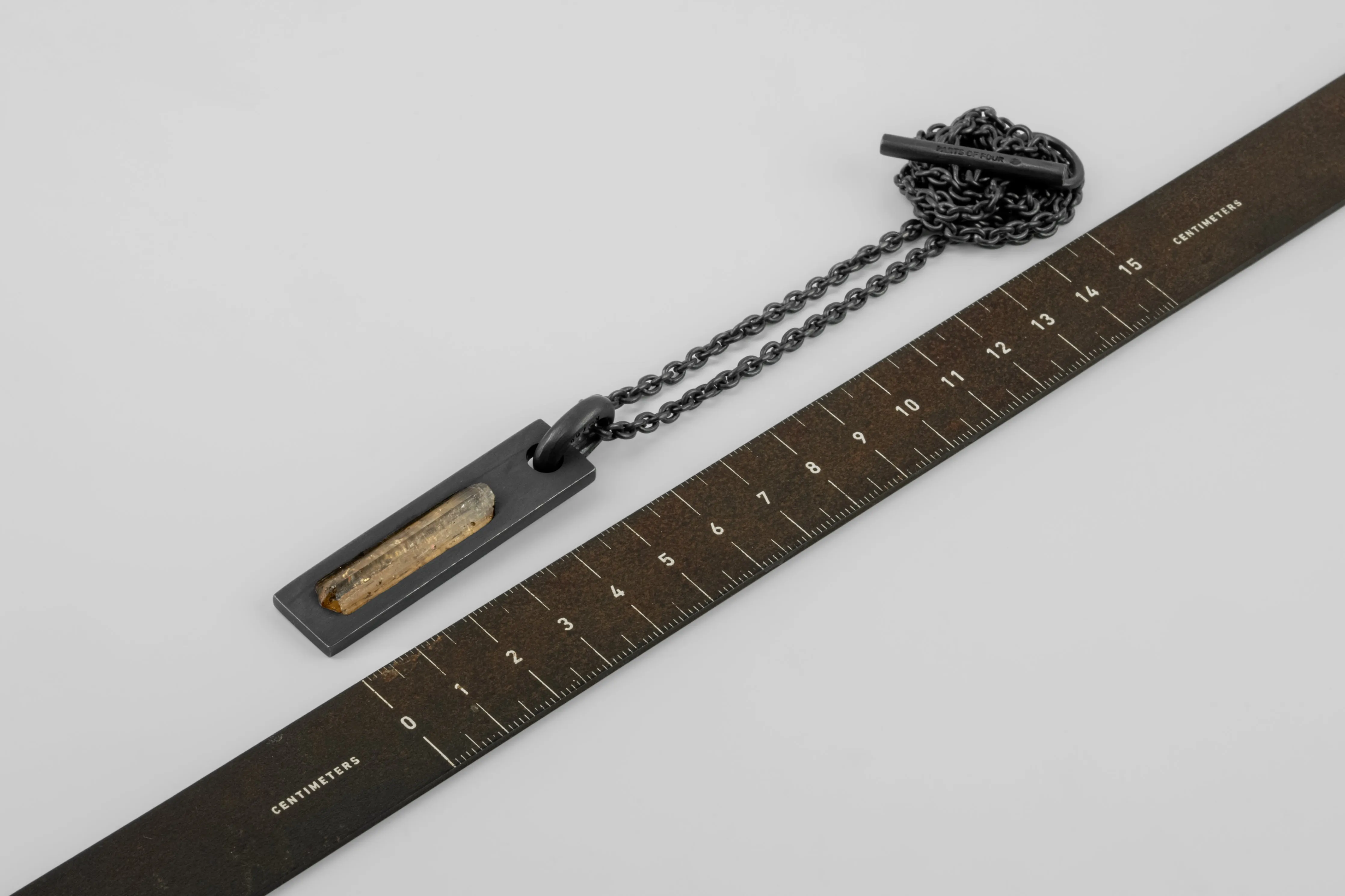 Plate Necklace (Adaptation, Imperial Topaz, KA+ITOP) sold by Parts of Four product image thumbnail 5