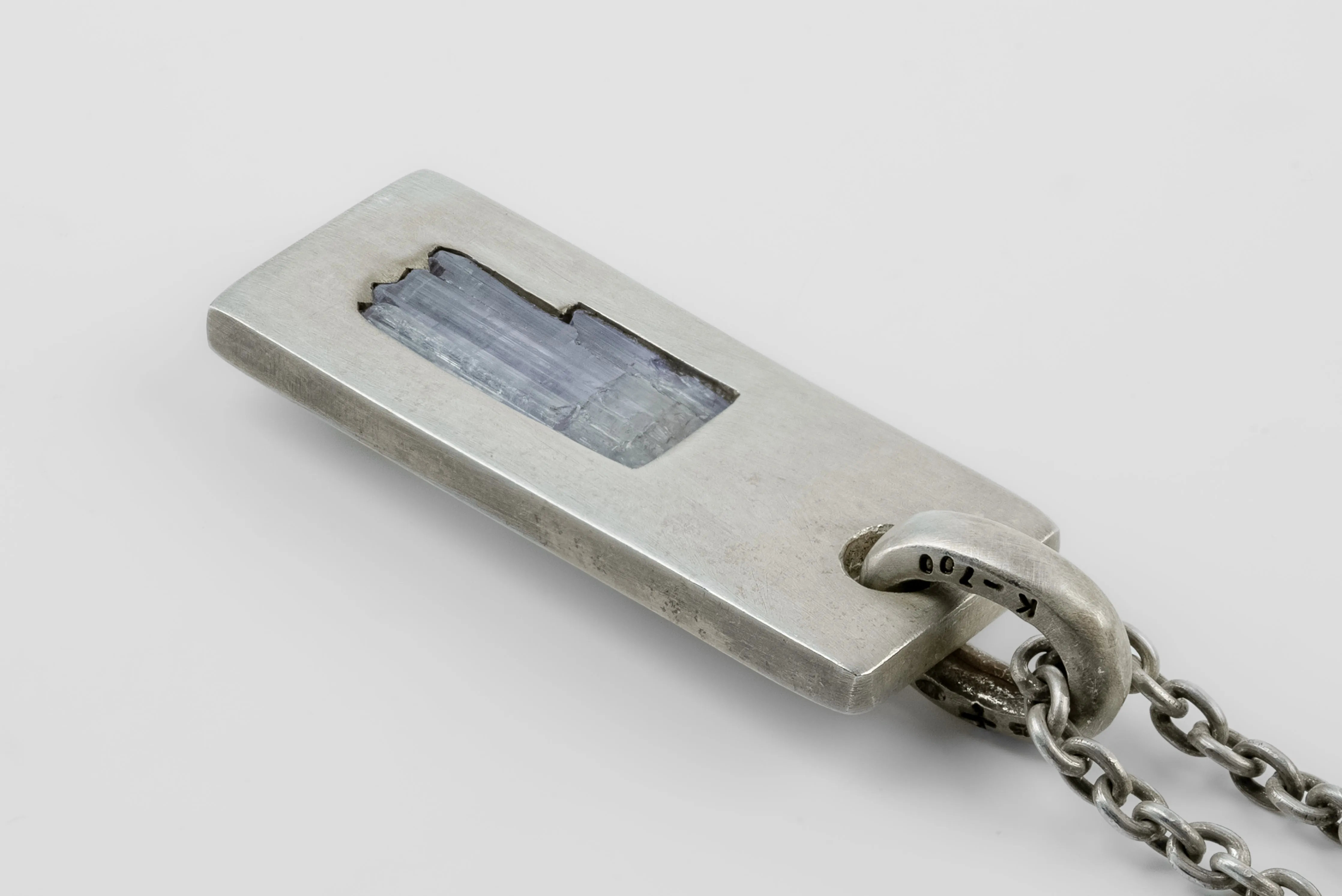 Plate Necklace (Adaptation, Tanzanite, DA+TAN) sold by Parts of Four product image thumbnail 2