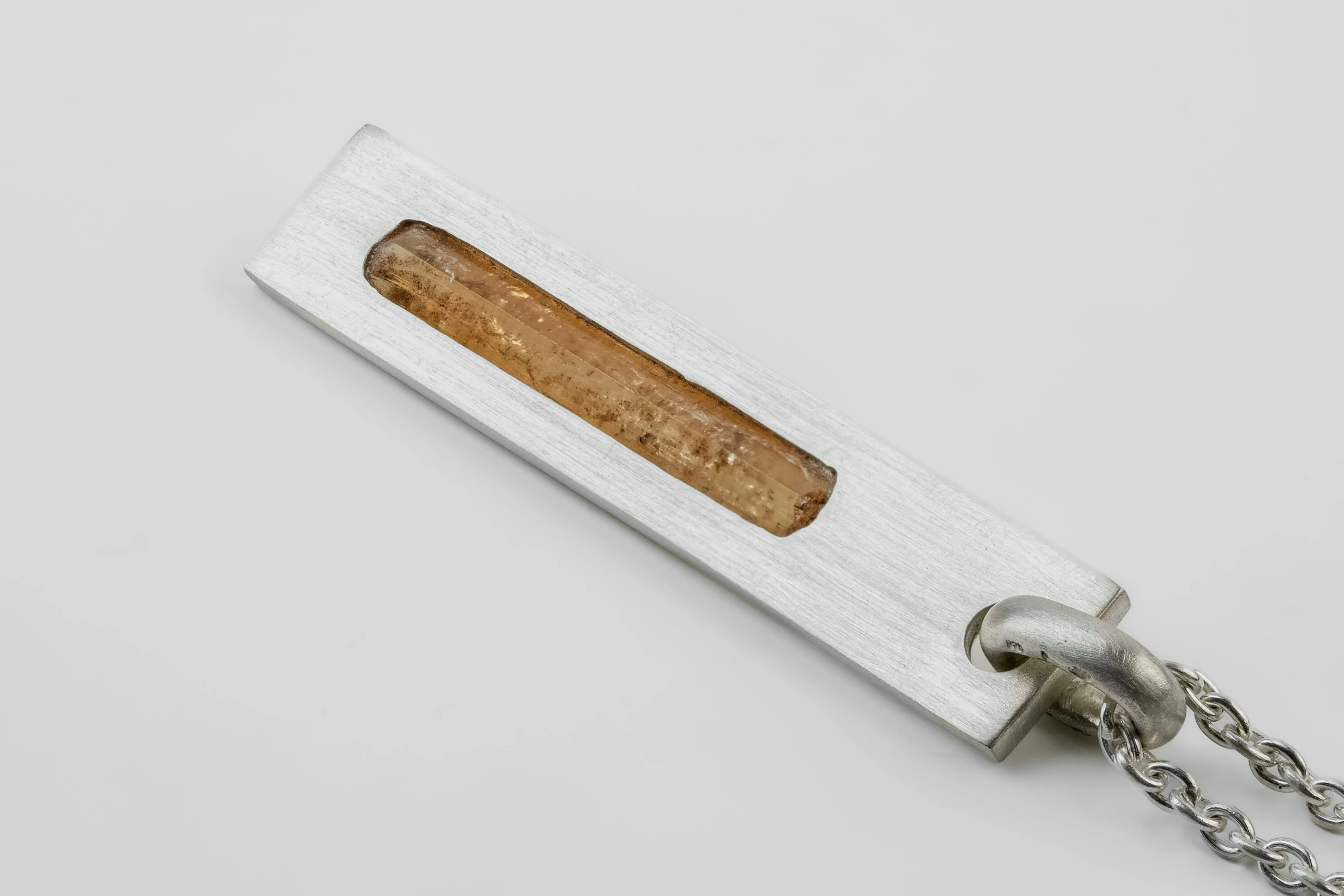 Plate Necklace (Adaptation, Imperial Topaz, MA+ITOP) sold by Parts of Four product image thumbnail 2