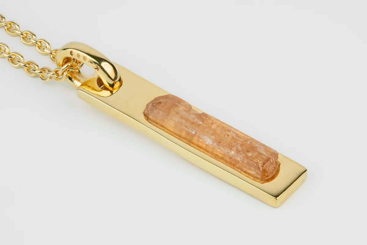 Plate Necklace (Adaptation, Imperial Topaz, YG+YGA+ITOP) sold by Parts of Four