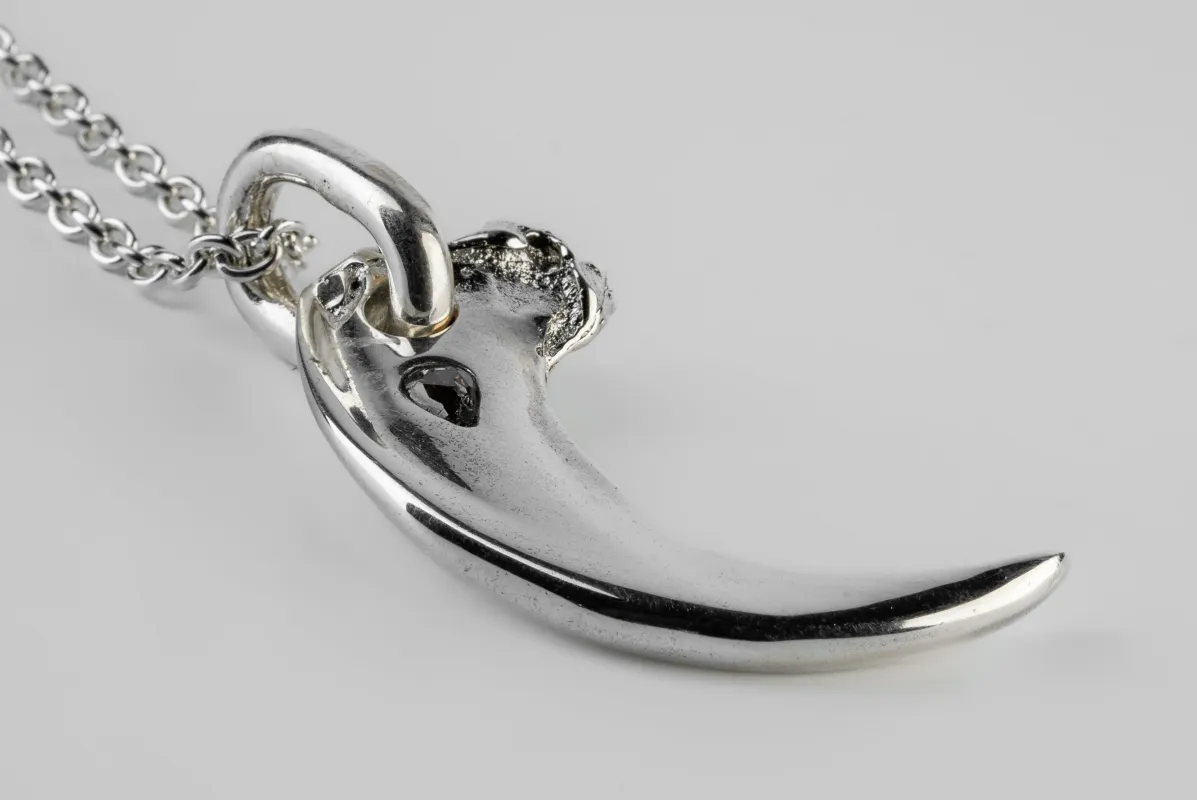 Bear Claw Necklace Redux (0.4 CT, Chunky Diamond Slab, PA+DIA) made by Parts of Four