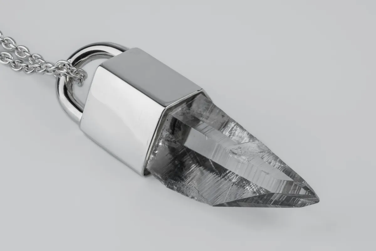 Talisman Necklace (Lemurian Quartz, PA+LEM) made by Parts of Four