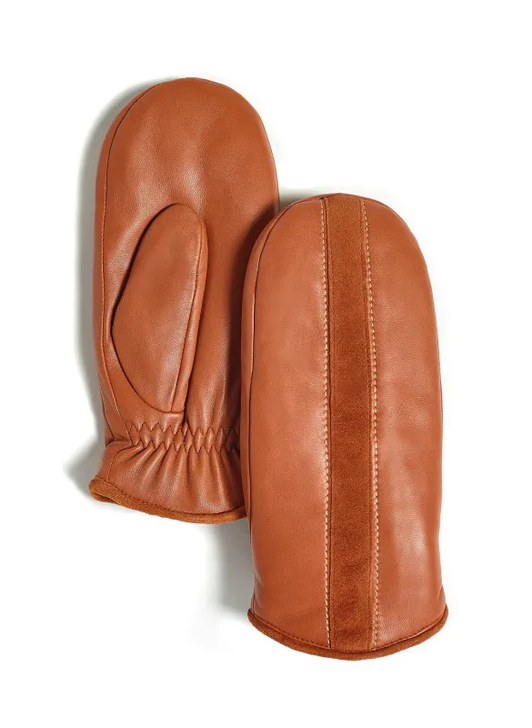 HALIFAX LEATHER MITTENS - Women sold by Brume