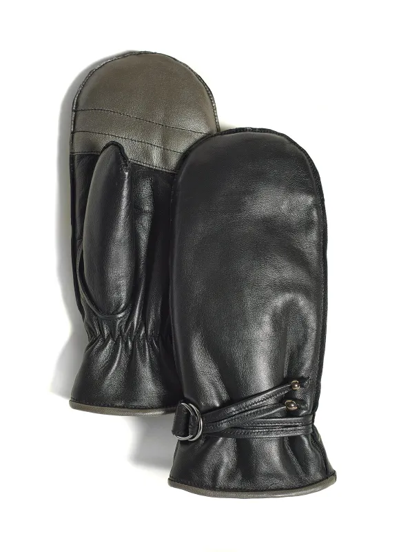 WHISTLER LEATHER MITTENS - Women sold by Brume