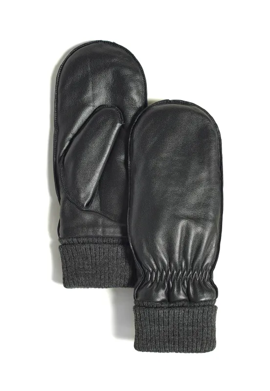 DARTMOUTH LEATHER MITTENS - Women sold by Brume