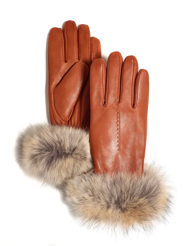 VICTORIA LEATHER GLOVES - Women sold by Brume