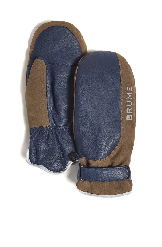 AULAVIK LEATHER MITTENS - Men sold by Brume