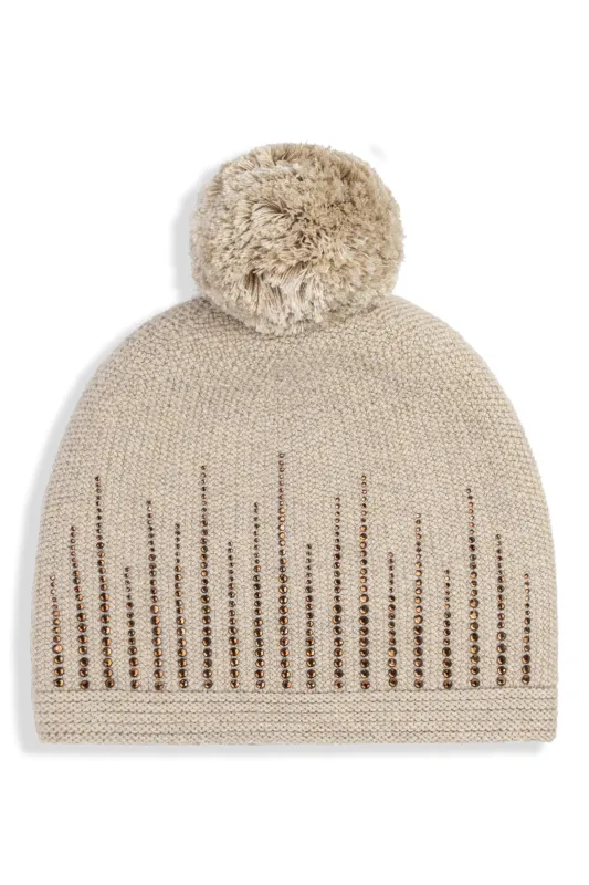 Mount Royal Beanie with Removable Pompom - Women sold by Brume