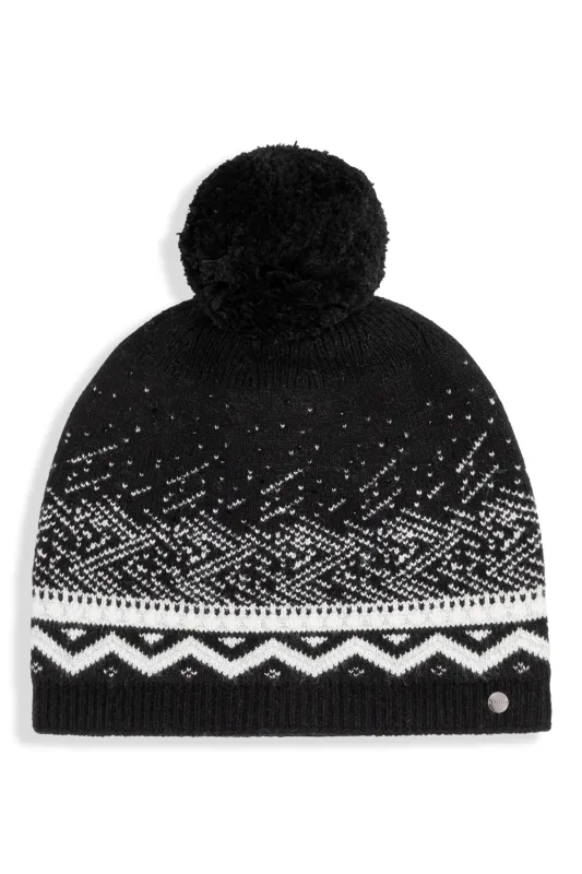 White Hill Nordic Knit Pompom Beanie -&nbsp; Women sold by Brume