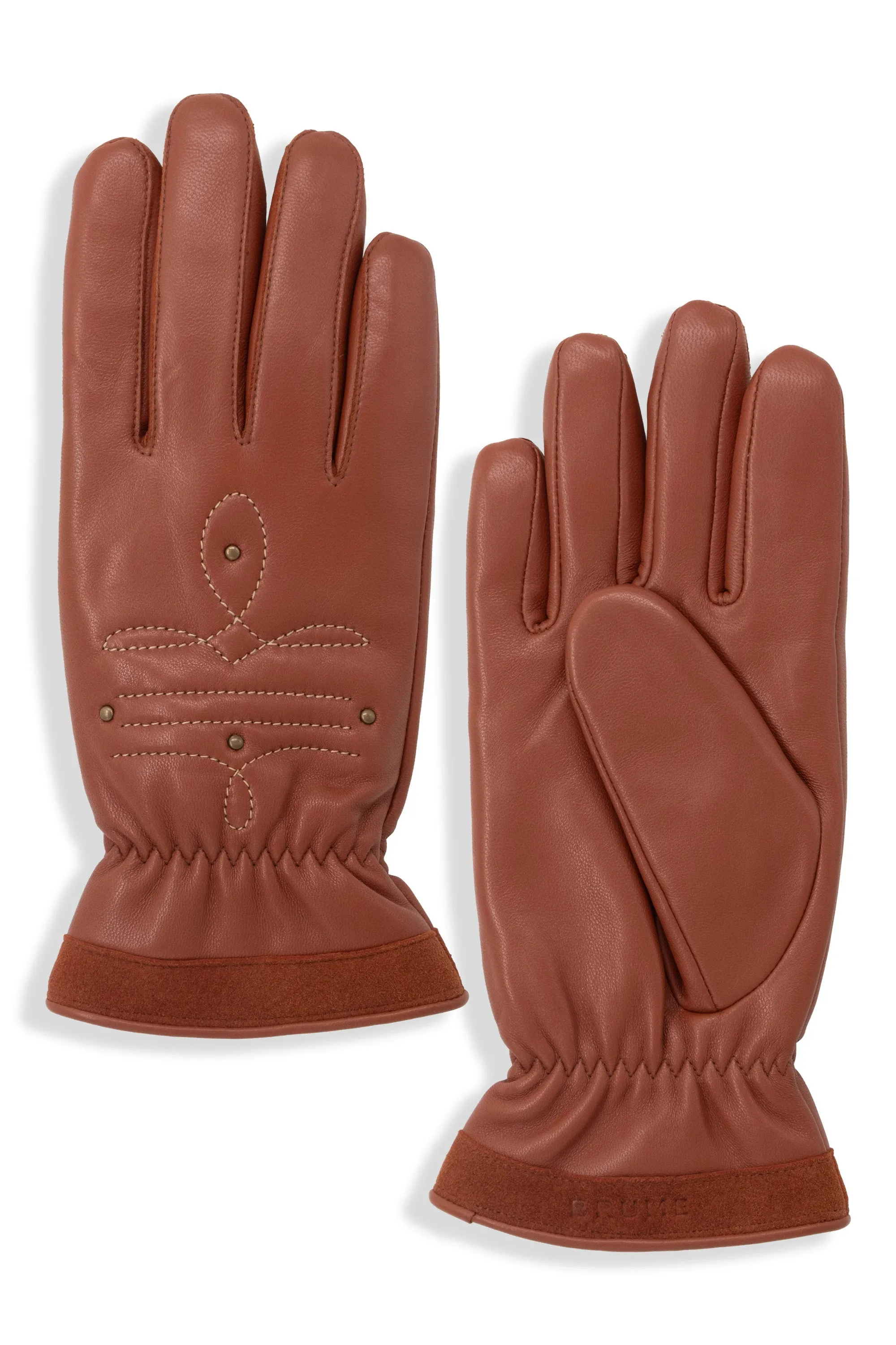 FLIN FLON WESTERN LEATHER GLOVES - Women sold by Brume