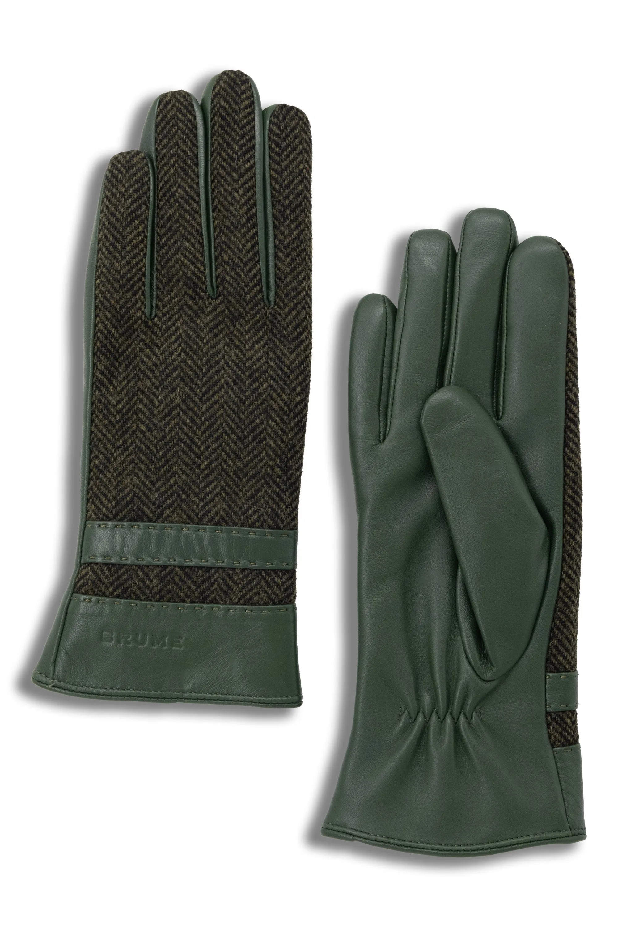 Waterloo Knit & Leather Gloves — Women sold by Brume