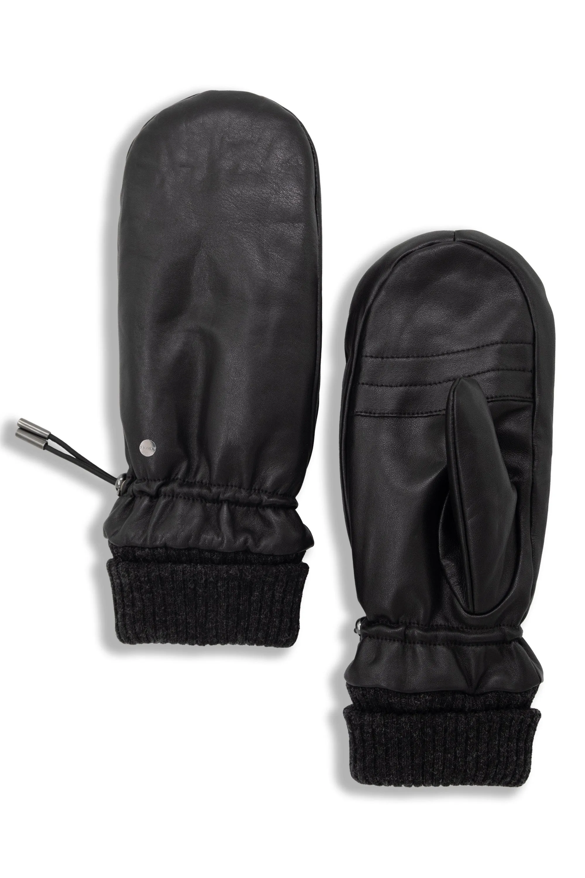 Lake Louise Luxury Leather Mittens — Women sold by Brume