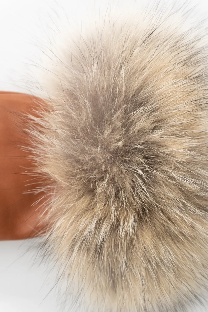 Victoria Fur Trimmed Leather Mittens - Women sold by Brume product image thumbnail 4