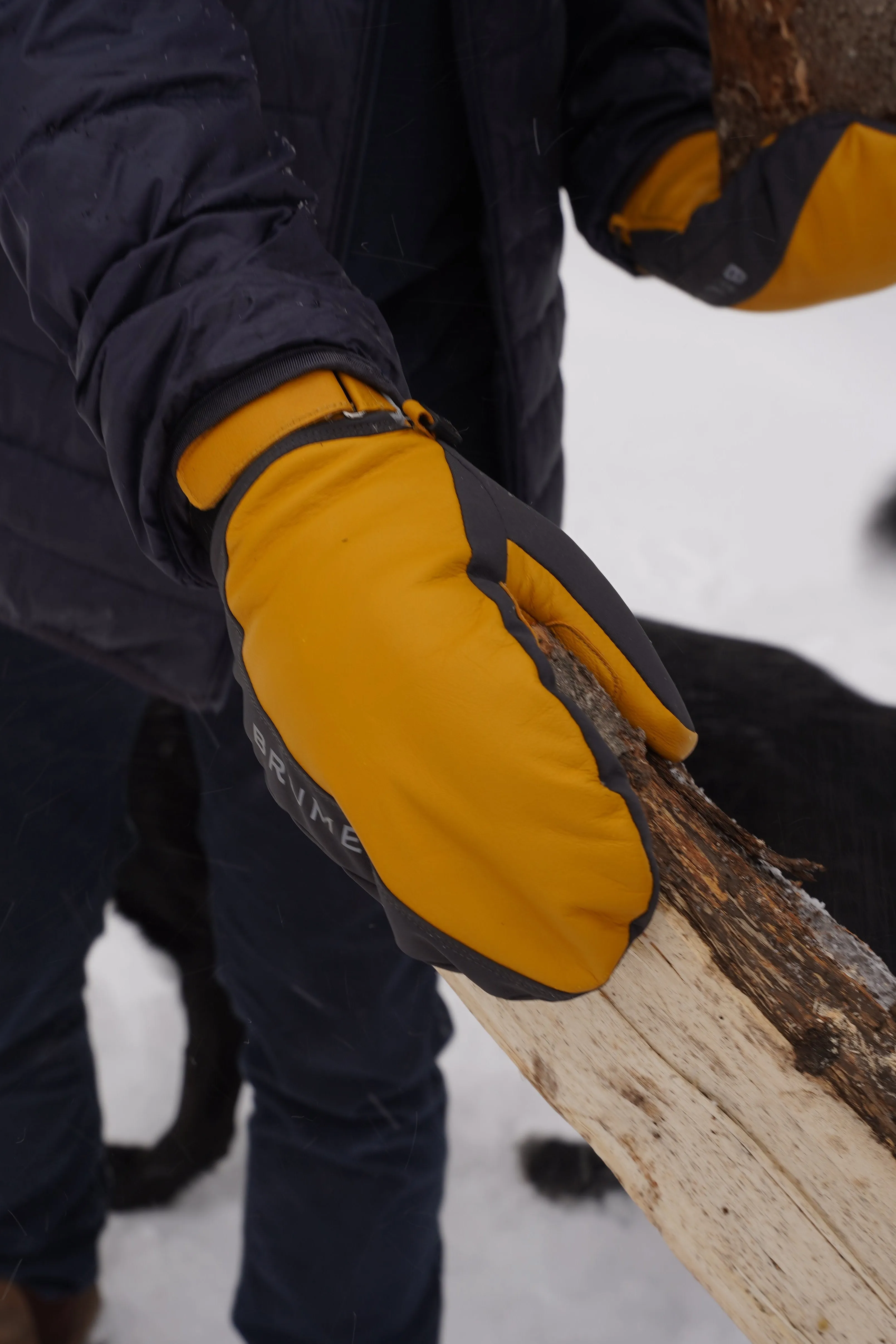 Aulavik Leather Winter Sport Mittens - Men sold by Brume product image thumbnail 3