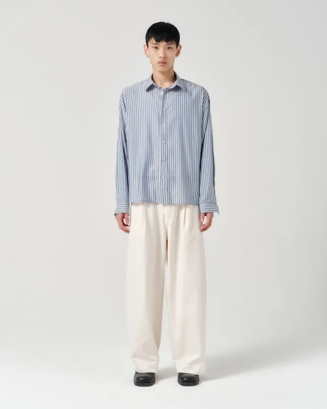 Executive Shirt - Railroad Stripe sold by Asha Jasper