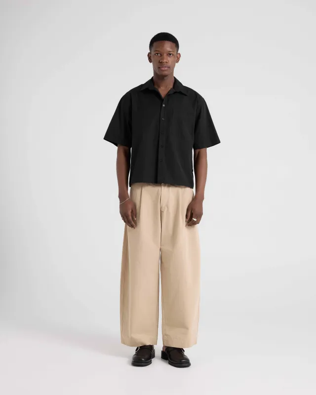 Box Poplin Shirt - Black sold by Asha Jasper