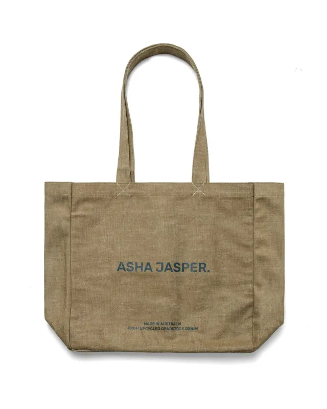 Deadstock Denim Tote - Moss sold by Asha Jasper