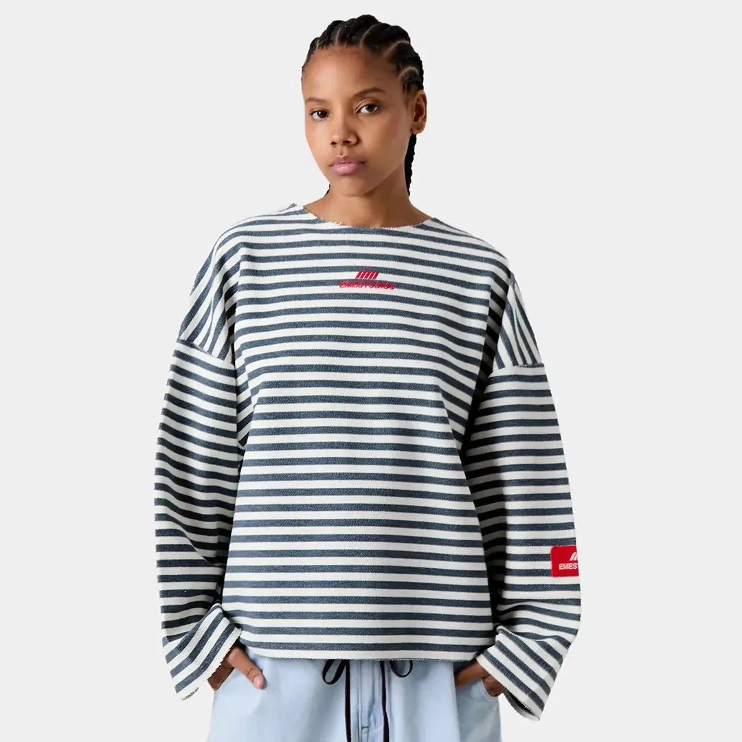 Sade Navy Reverse Crewneck sold by EME STUDIOS product image thumbnail 3