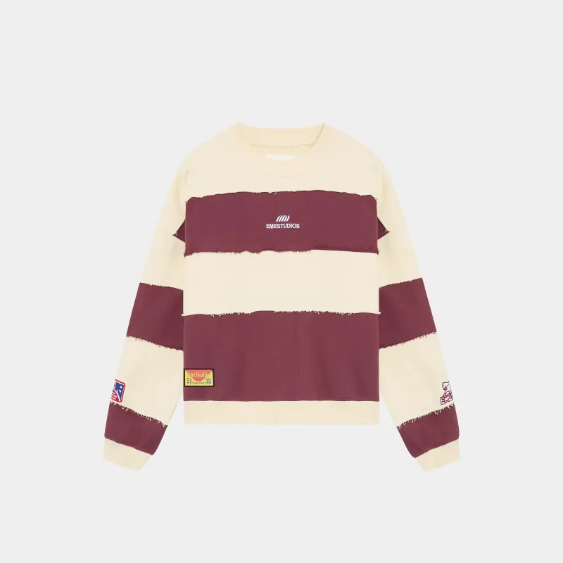 M Chocolat Truffle Striped Crewneck sold by EME STUDIOS