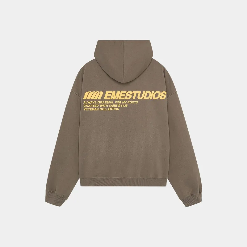 Roots Muddy Brown Oversized Hoodie sold by EME STUDIOS