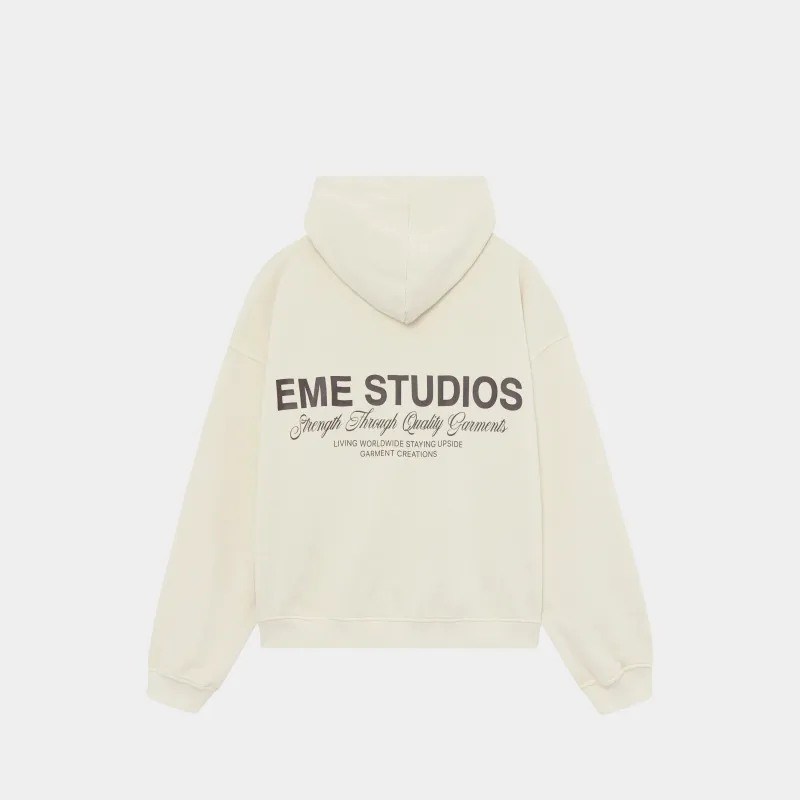 Iconic Off Sand Oversized Hoodie sold by EME STUDIOS