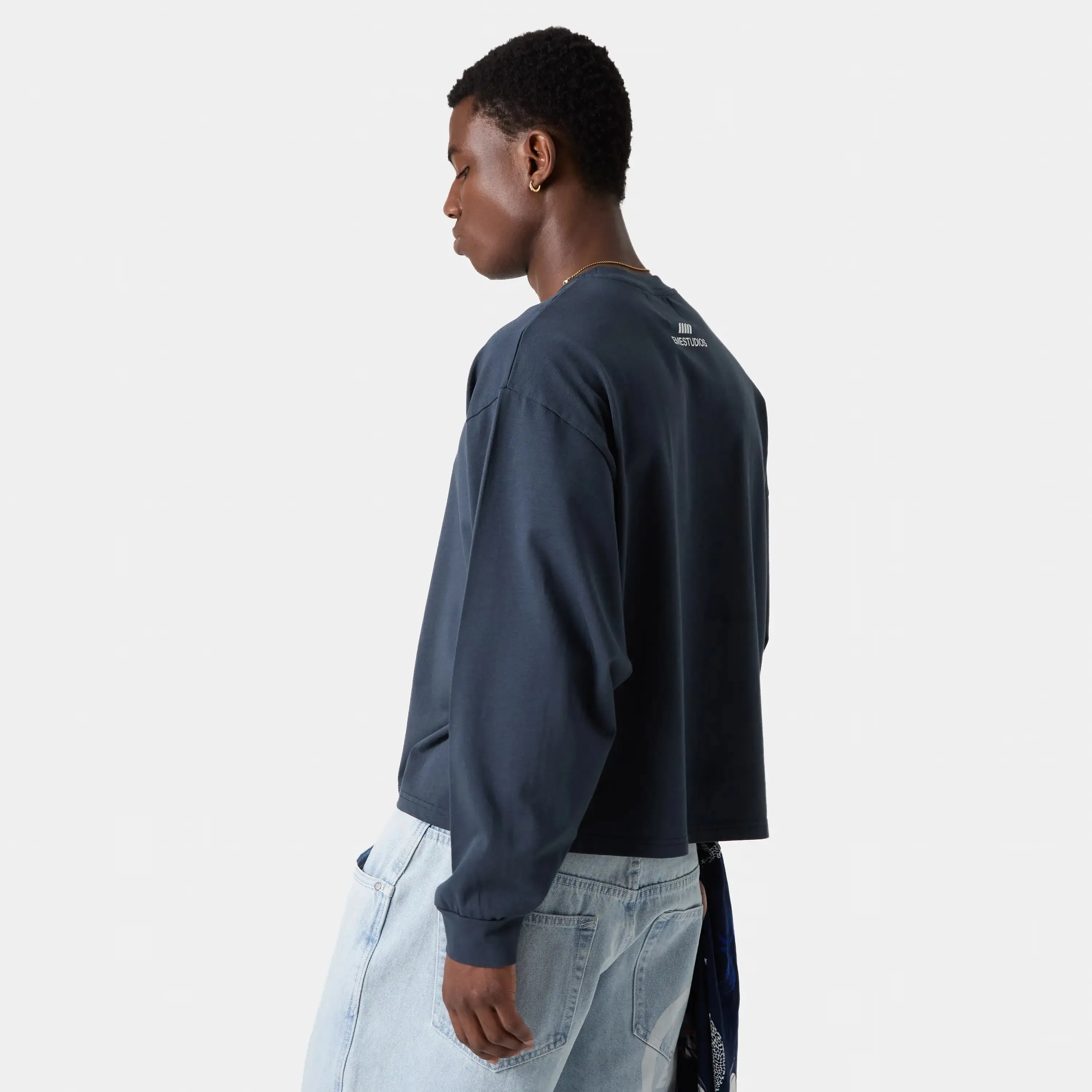 Basic Navy Long Sleeve sold by EME STUDIOS product image thumbnail 5
