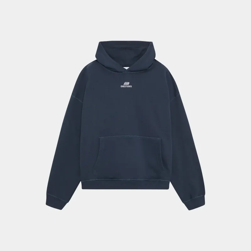 Basic Navy Oversized Hoodie sold by EME STUDIOS