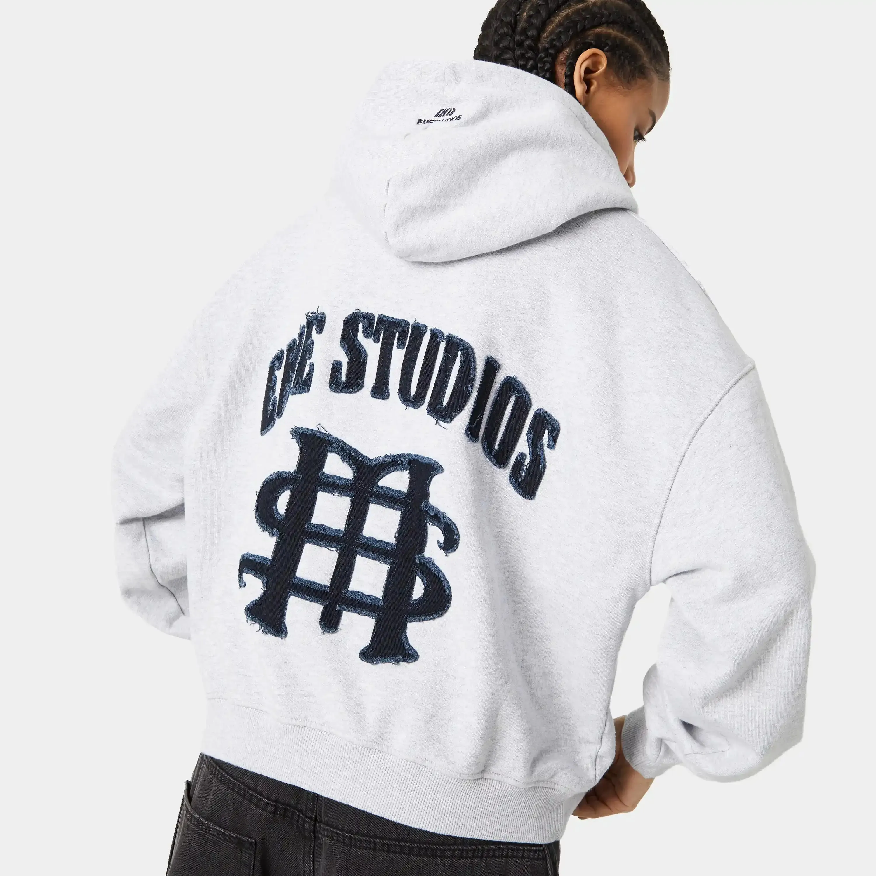 Daily Heather Grey Oversized Hoodie sold by EME STUDIOS product image thumbnail 2