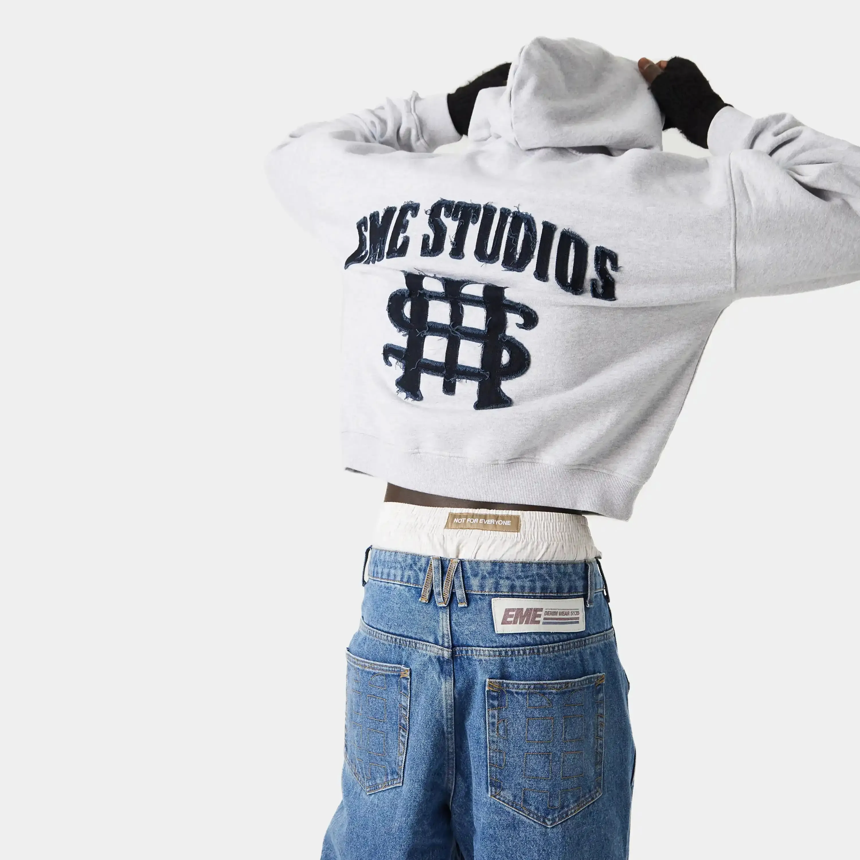 Daily Heather Grey Oversized Hoodie sold by EME STUDIOS product image thumbnail 5