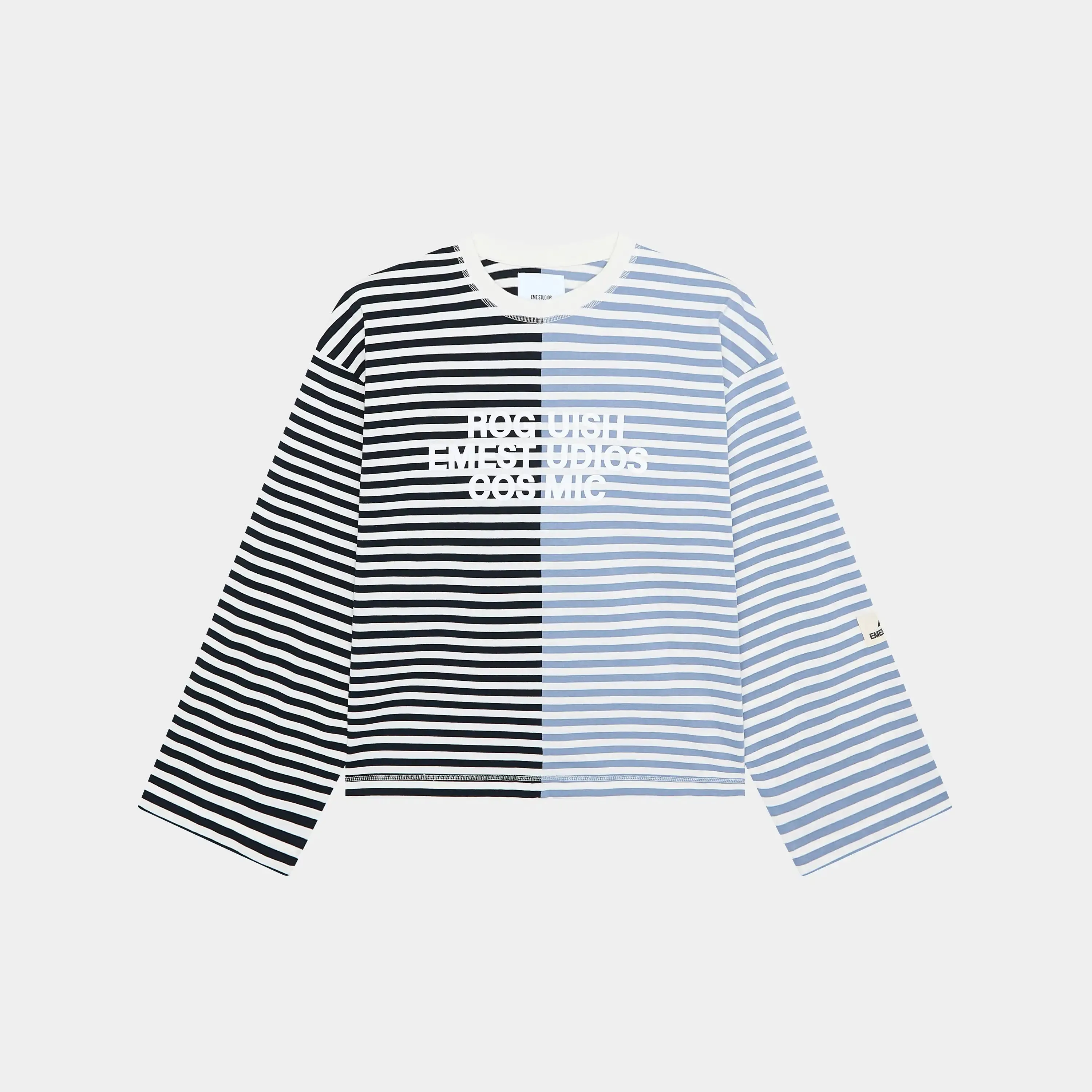 Roguish Blue Striped Long Sleeve sold by EME STUDIOS