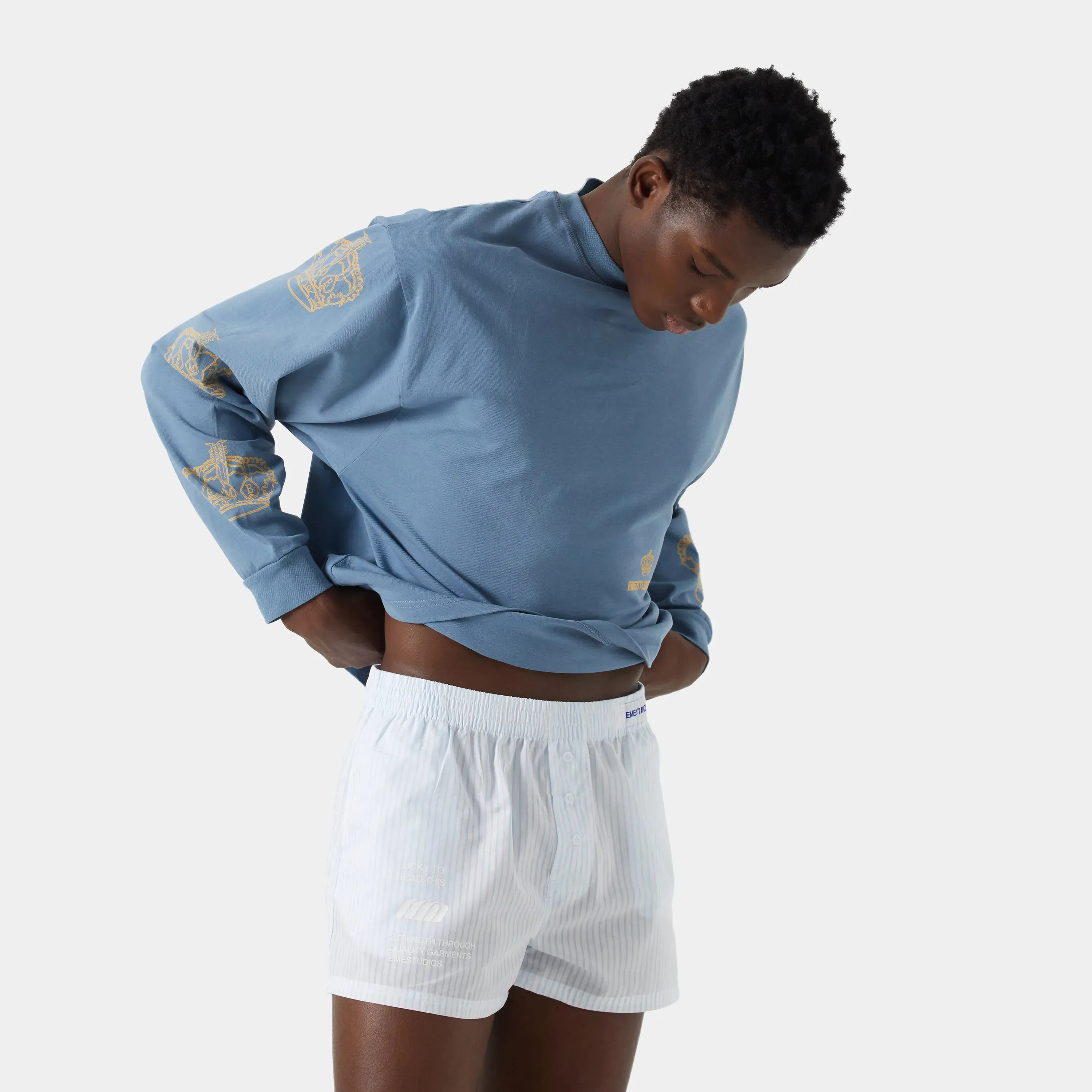 Lucky Stripped Sea Boxers sold by EME STUDIOS product image thumbnail 4