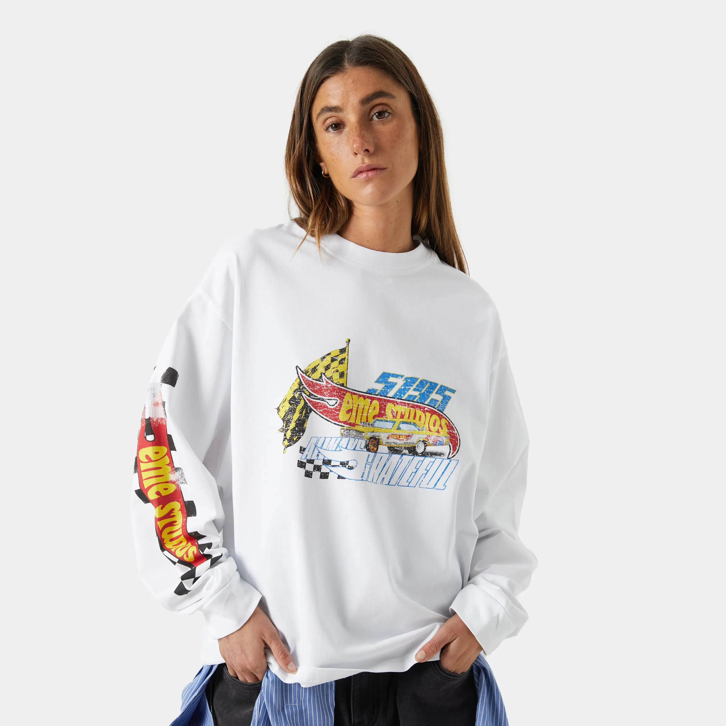 Eme Wheels Pearl Longsleeve sold by EME STUDIOS product image thumbnail 2